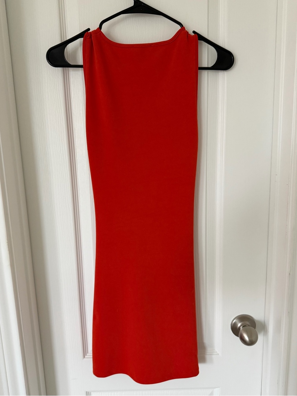 Zara Red Ruched Mini Dress - Picture 2 of 3